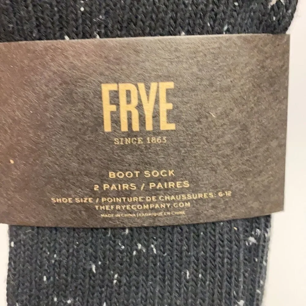 Frye Men's 2-Pack Tweed Ribbed Boot Socks‎